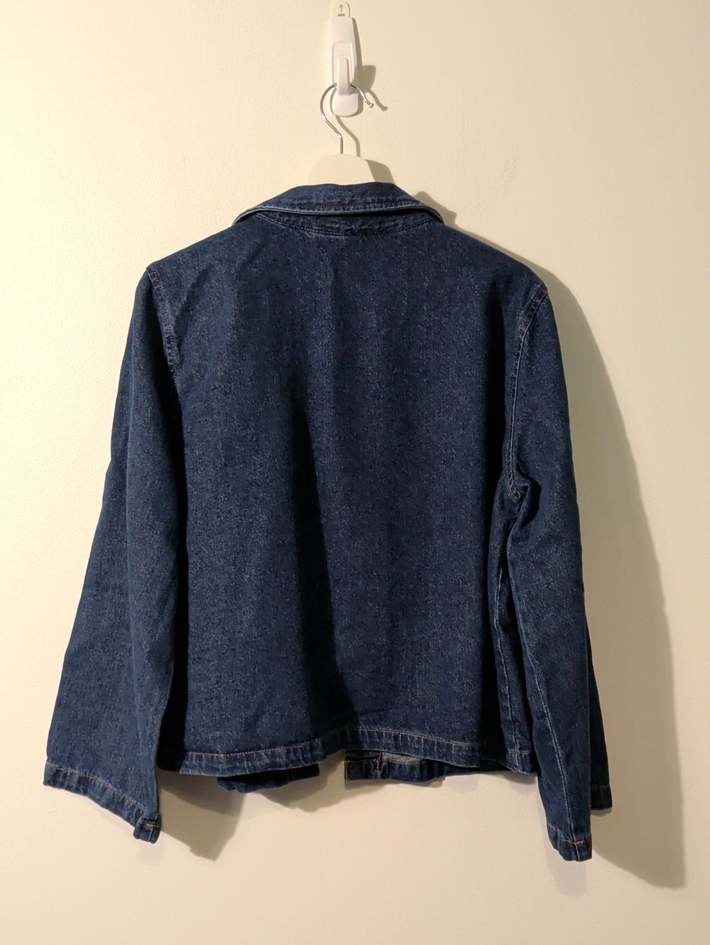 H&M denim tie-front jacket - size large - Picture 7 of 8